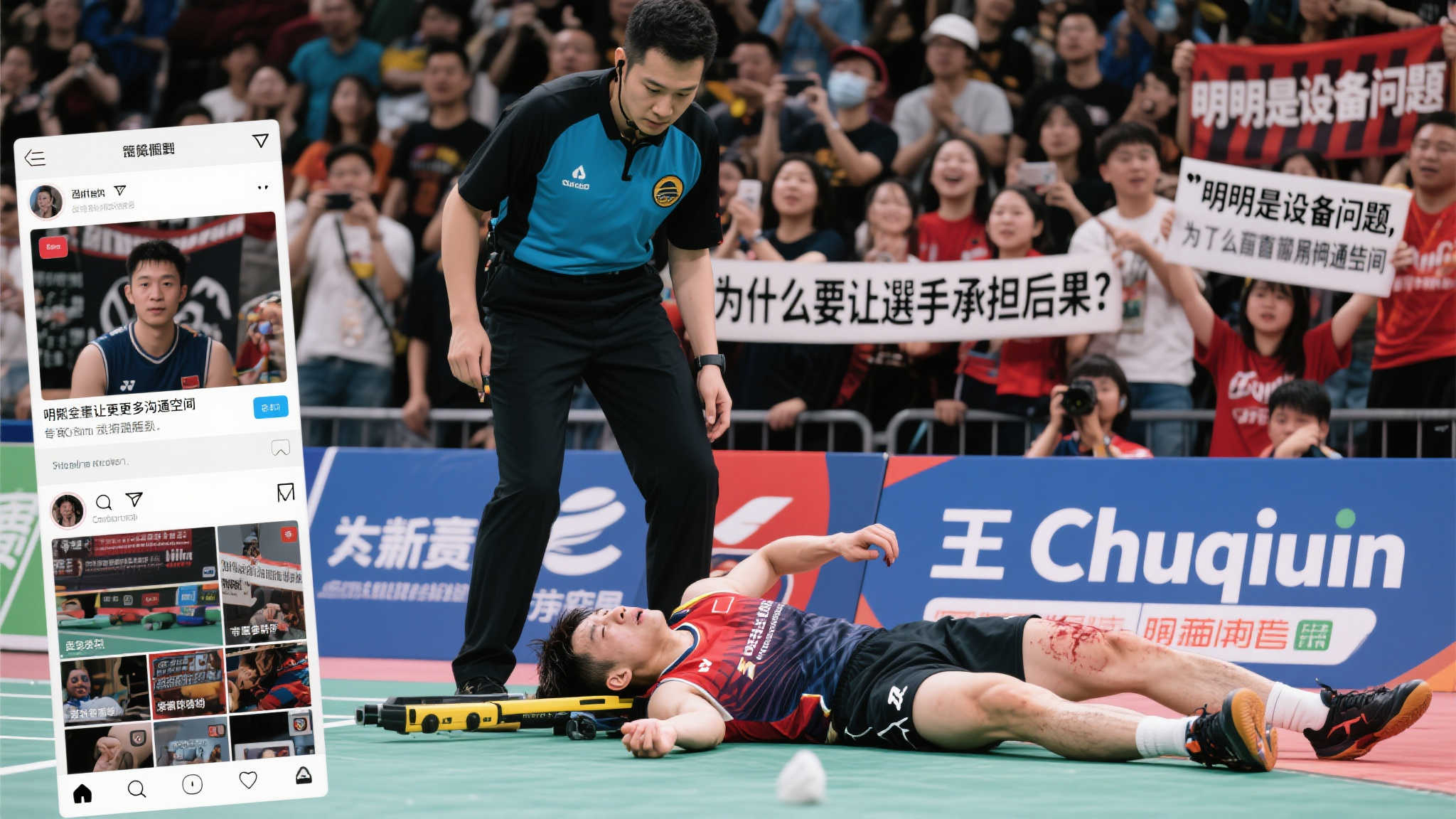 而被罚下场